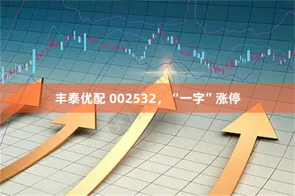 丰泰优配 002532，“一字”涨停